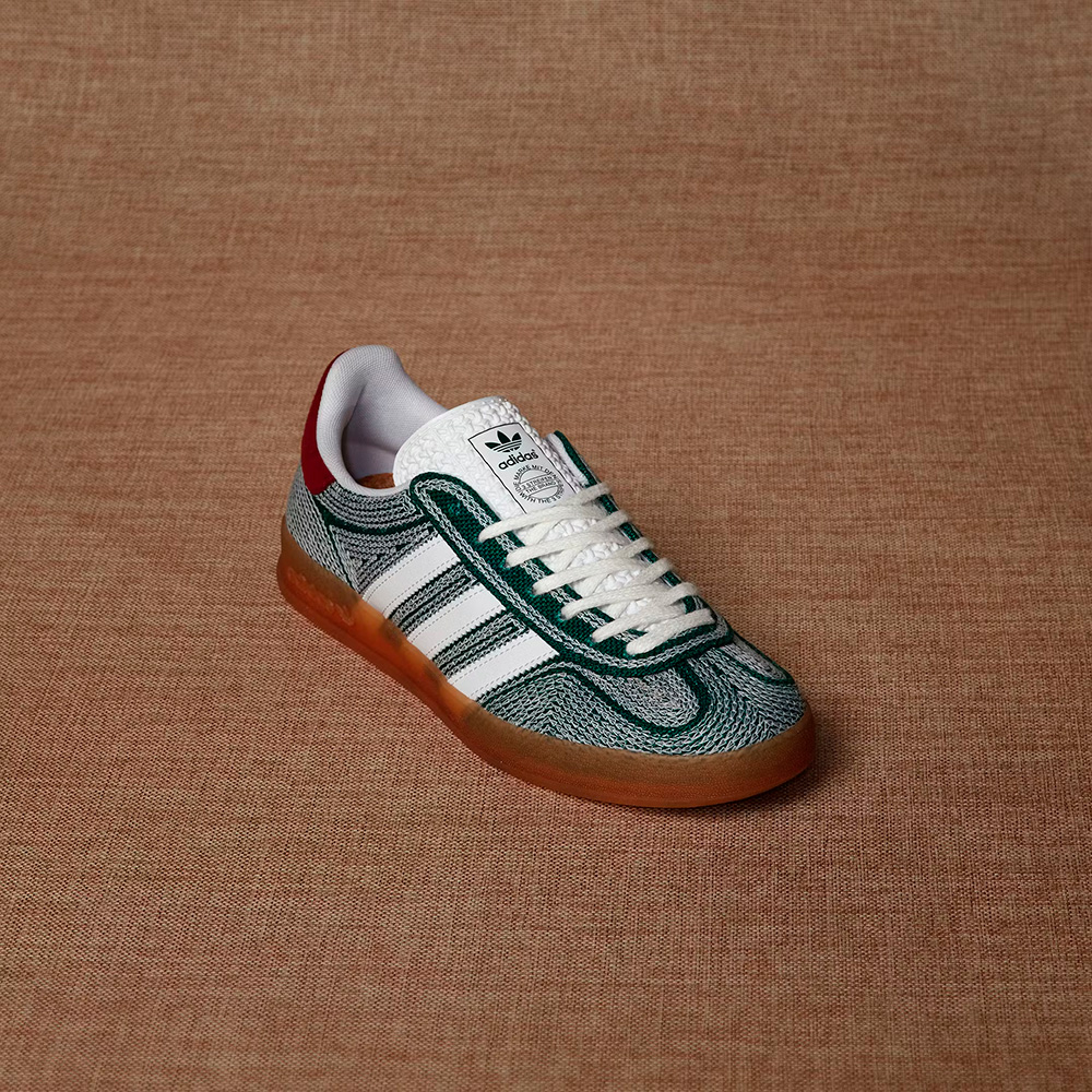 adidas gazelle silver green womens Adidas x Sean Wotherspoon Mens Gazelle Indoor Shoes – Extra Butter main image 0