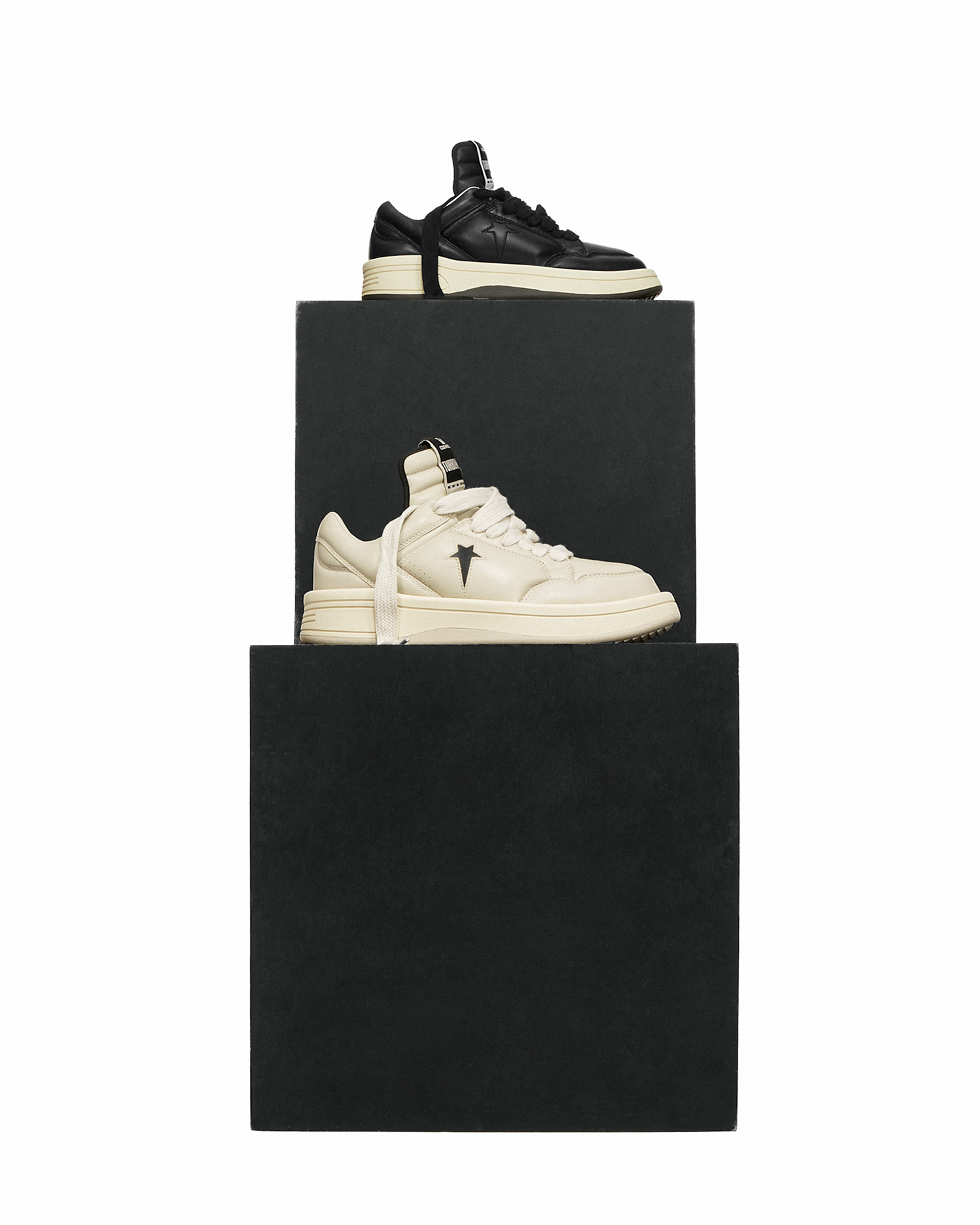 CONVERSE X DRKSHDW TURBOWPN OX IN OYSTER/BLACK - Wrong Weather
